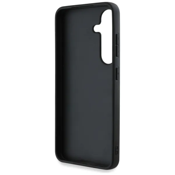 Guess Grained Big 4G Logo Small Classic Logo - Case for Samsung Galaxy S25 (pink)