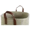 Basket set DKD Home Decor Natural Light brown Polyurethane Seagrass 38 x 38 x 35 cm