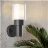 Wall Light Brilliant 8 W Black Anthracite Metal