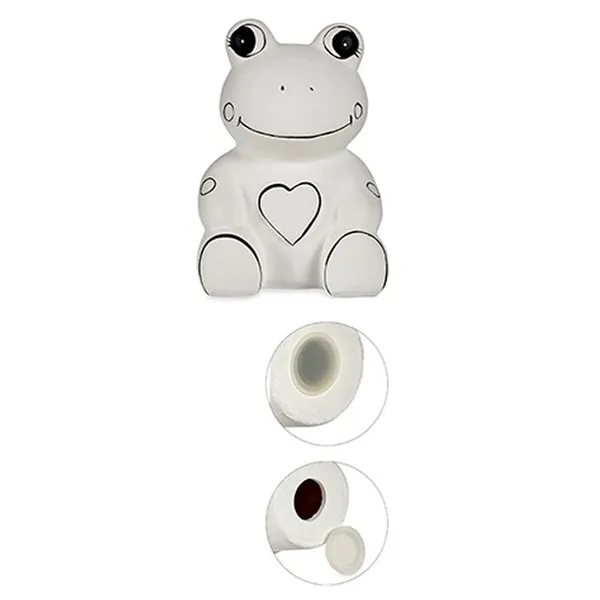 Paint Your Own Money Box Frog Ceramic 15,5 x 21,5 x 16 cm (12 Units)