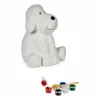 Paint Your Own Money Box Dog Ceramic 11 x 12,5 x 10,8 cm (12 Units)