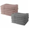 Towel set TODAY Grey 10 Pieces 70 x 130 cm