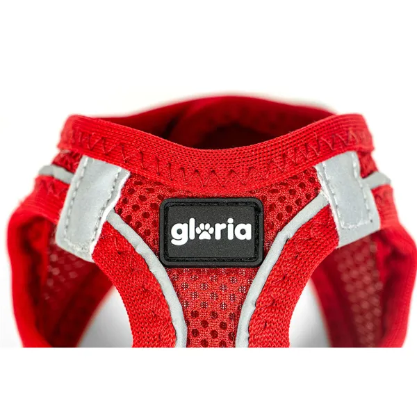 Dog Harness Gloria Trek Star 33,4-35 cm 51-52 cm Red L