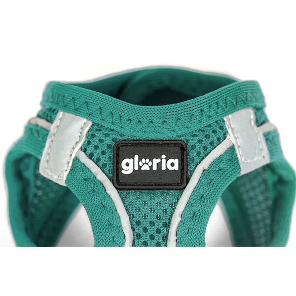 Dog Harness Gloria Trek Star 29,4-32,6 cm 41,4-43 cm Turquoise S