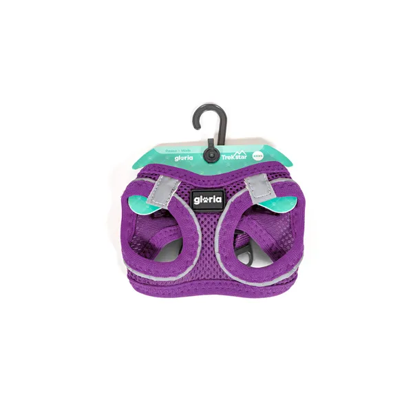 Dog Harness Gloria Trek Star 27-28 cm 31-34,6 cm Purple XS