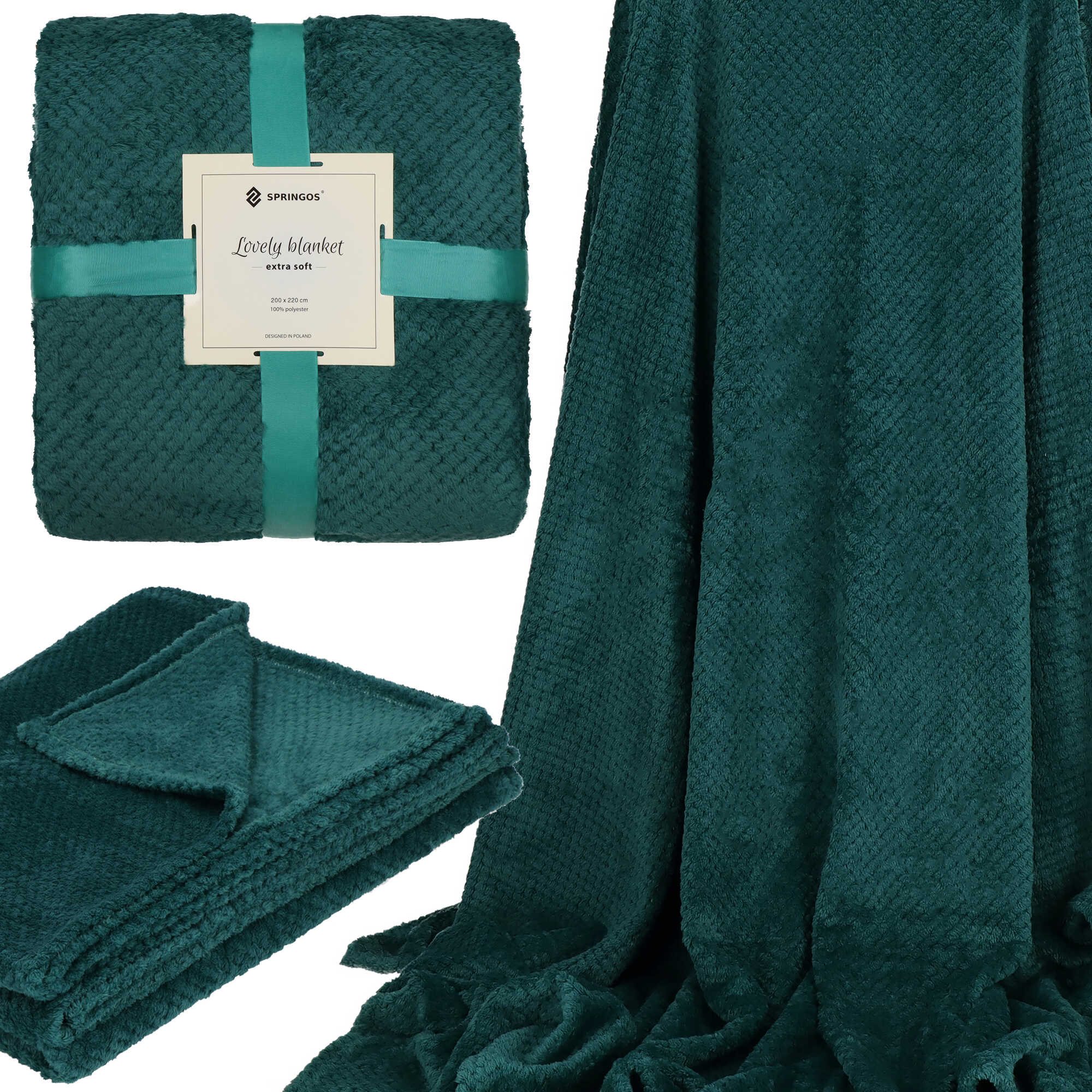 Blanket Springos HA7285 200x220 cm | Buy online — Megaluks