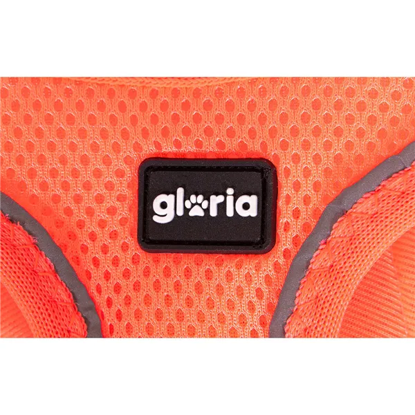 Dog Harness Gloria Trek Star 24-26 cm 28-28,6 cm Orange XXS