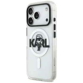 Karl Lagerfeld IML Karl Sketch Logo MagSafe - Case iPhone 17 Pro (Clear)