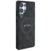 Guess Leather 4G Colored Ring Classic Logo MagSafe - Case for Samsung Galaxy S25 Ultra (black)