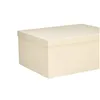 Set of Stackable Organising Boxes Natural Cardboard (2 Units)