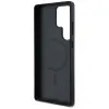 Guess Leather 4G Colored Ring Classic Logo MagSafe - Case for Samsung Galaxy S25 Ultra (black)