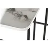 Set of 2 tables DKD Home Decor White Black 51 x 43 x 49 cm