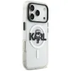 Karl Lagerfeld IML Karl Sketch Logo MagSafe - Case iPhone 17 Pro (Clear)