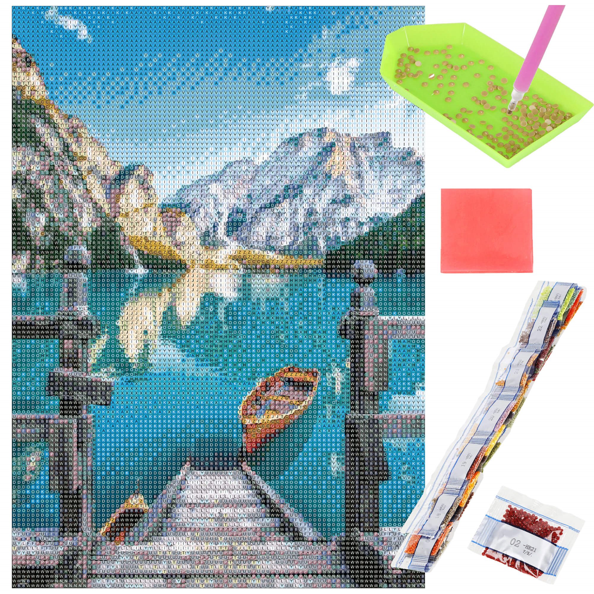 Mākslinieka komplekts daimond painting Springos | Pirkt tiešsaistē — Megaluks