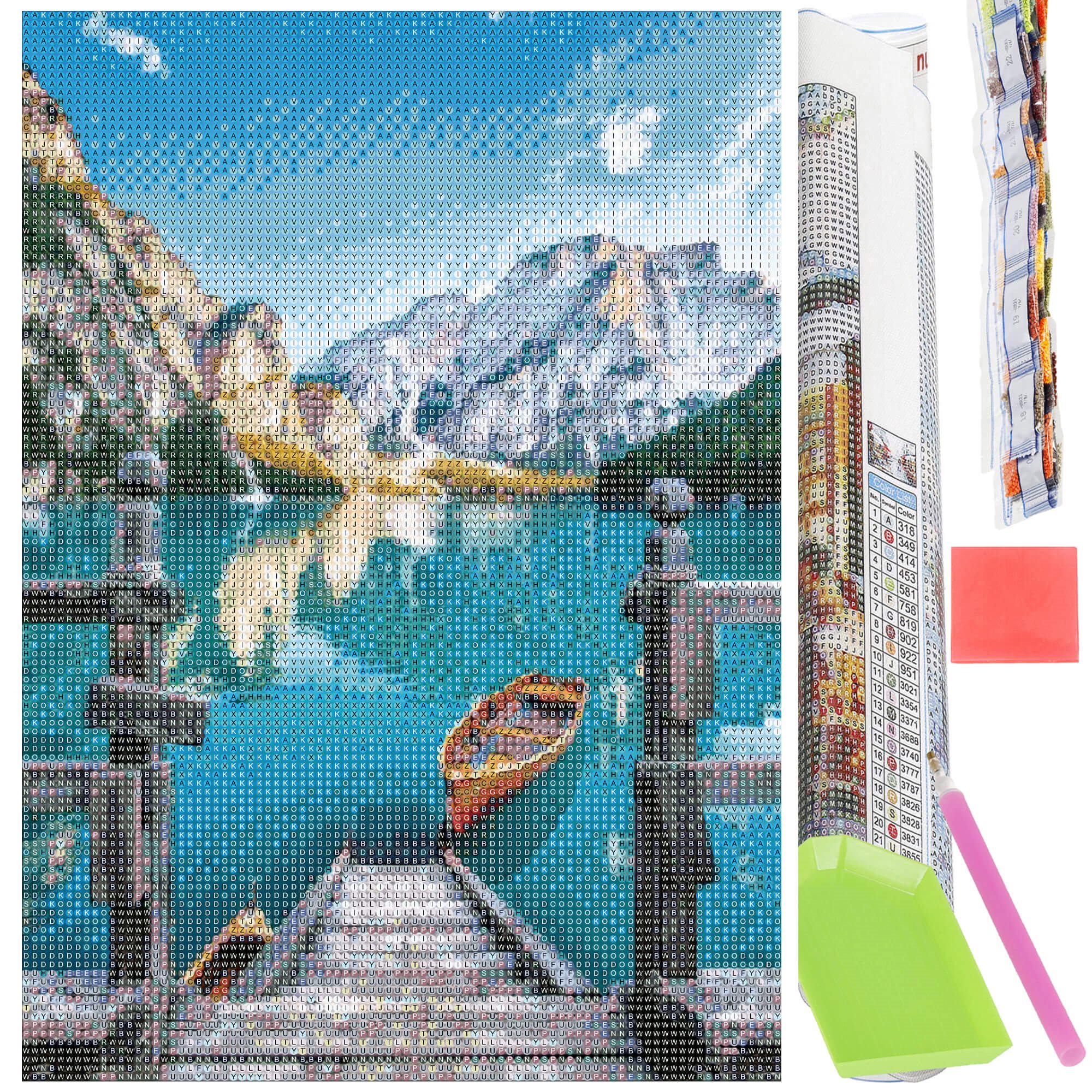 Mākslinieka komplekts daimond painting Springos | Pirkt tiešsaistē — Megaluks