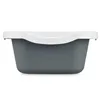 Cat Litter Box White Anthracite Plastic 25 x 11 x 2 cm (11 Units)