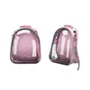 Pet Backpack Pink Transparent 43 x 26 x 33 cm