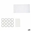 Bath Set White PVC Polyethylene EVA (12 Units)