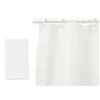 Bath Set White PVC Polyethylene EVA (12 Units)