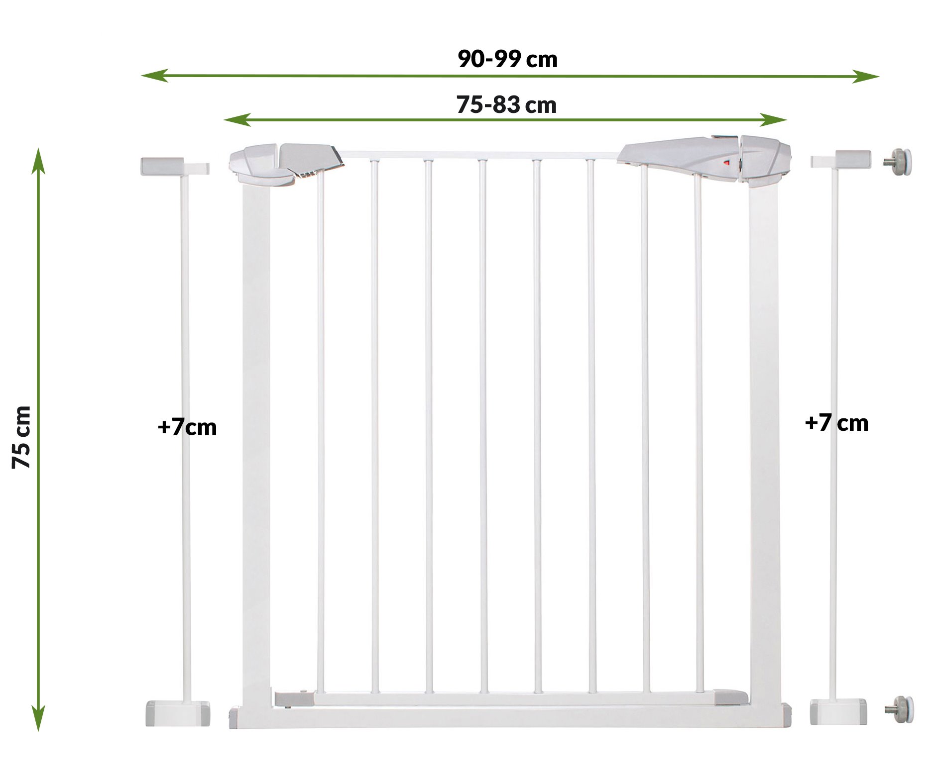 Safety barrier Springos SG0001 76-85 cm | Buy online — Megaluks