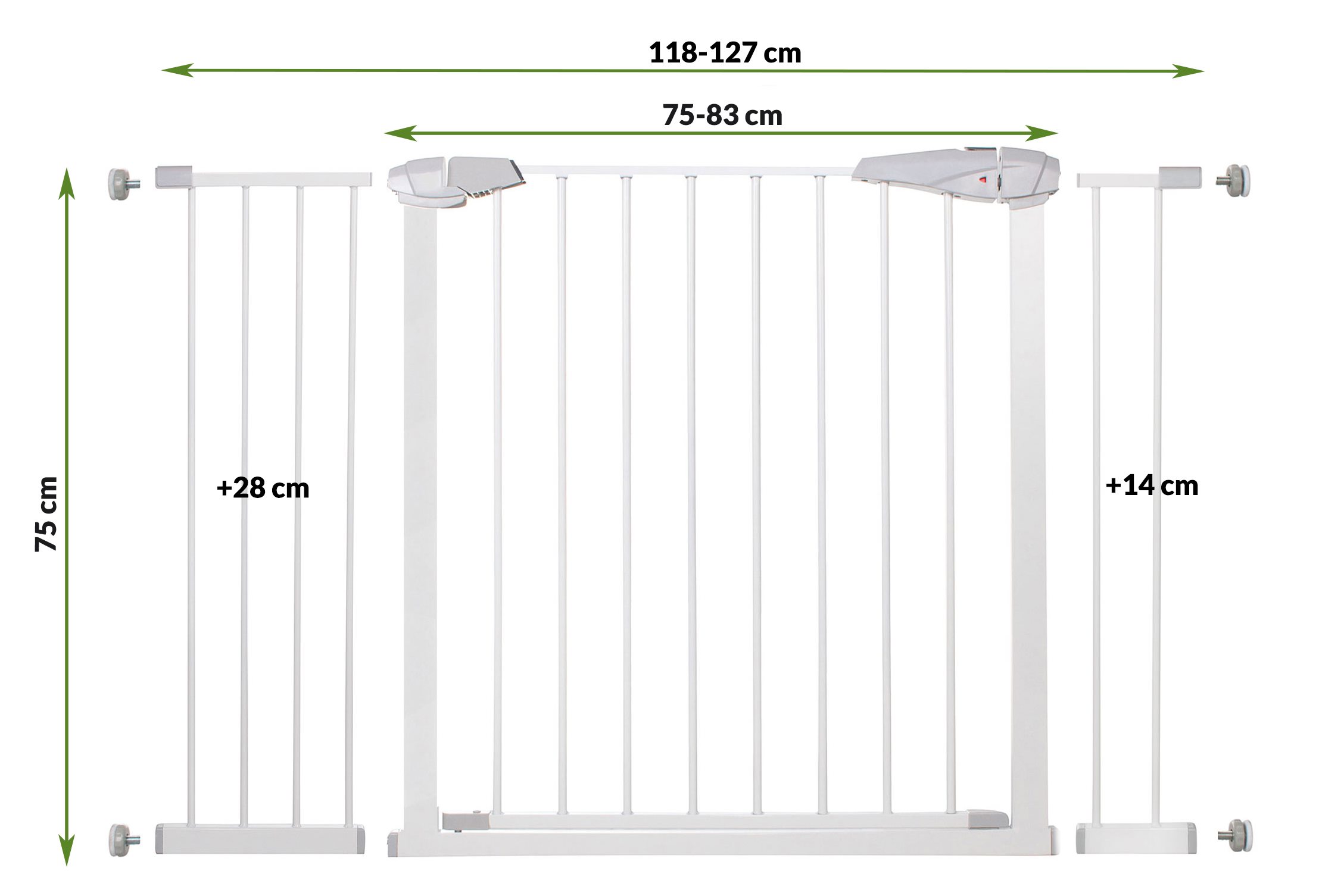 Safety barrier Springos SG0001 76-85 cm | Buy online — Megaluks