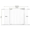 Safety barrier Springos SG0001 76-85 cm | Buy online — Megaluks