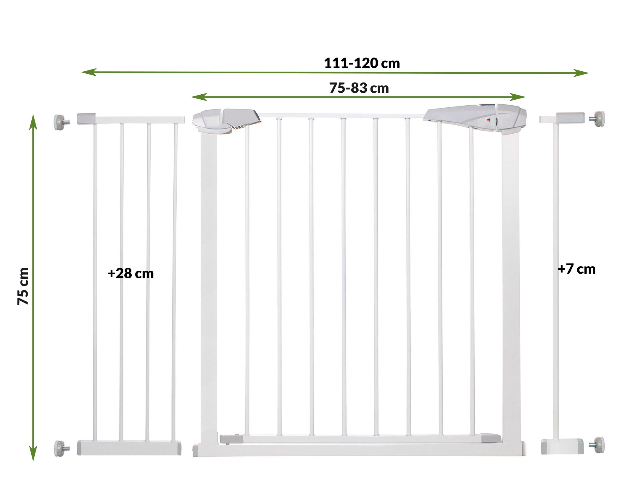 Safety barrier Springos SG0001 76-85 cm | Buy online — Megaluks