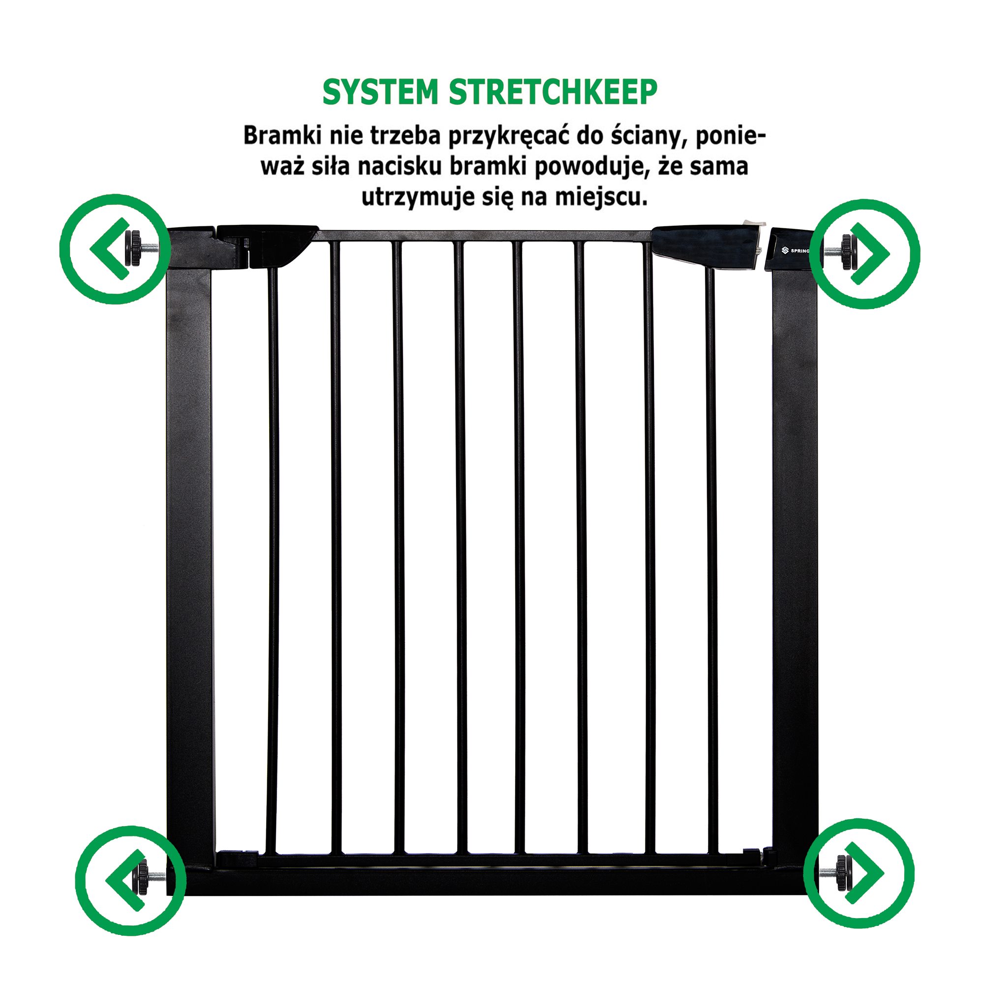 Барьер безопасности Springos SG0002AB 97-103см | Купить онлайн — Megaluks