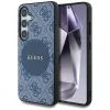 Guess 4G Round Patch Classic Logo MagSafe - Case for Samsung Galaxy S25+ (blue)