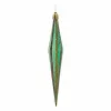 Christmas Decorations Set Streched Green Golden 3 x 8,5 x 19 cm (12 Units)