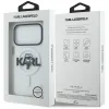 Karl Lagerfeld IML Karl Sketch Logo MagSafe - Case iPhone 17 Pro (Clear)