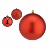 Set of Christmas balls Red Plastic 12 x 13 x 12 cm (6 Units)