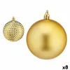 Set of Christmas balls Golden Plastic 8 x 9 x 8 cm (8 Units)