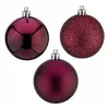 Set of Christmas balls Purple Plastic 6 x 7 x 6 cm (30 Units)