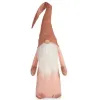 Decorative Figure Gnome White Pink Polyester Wood Sand 20 x 100 x 25 cm (8 Units)