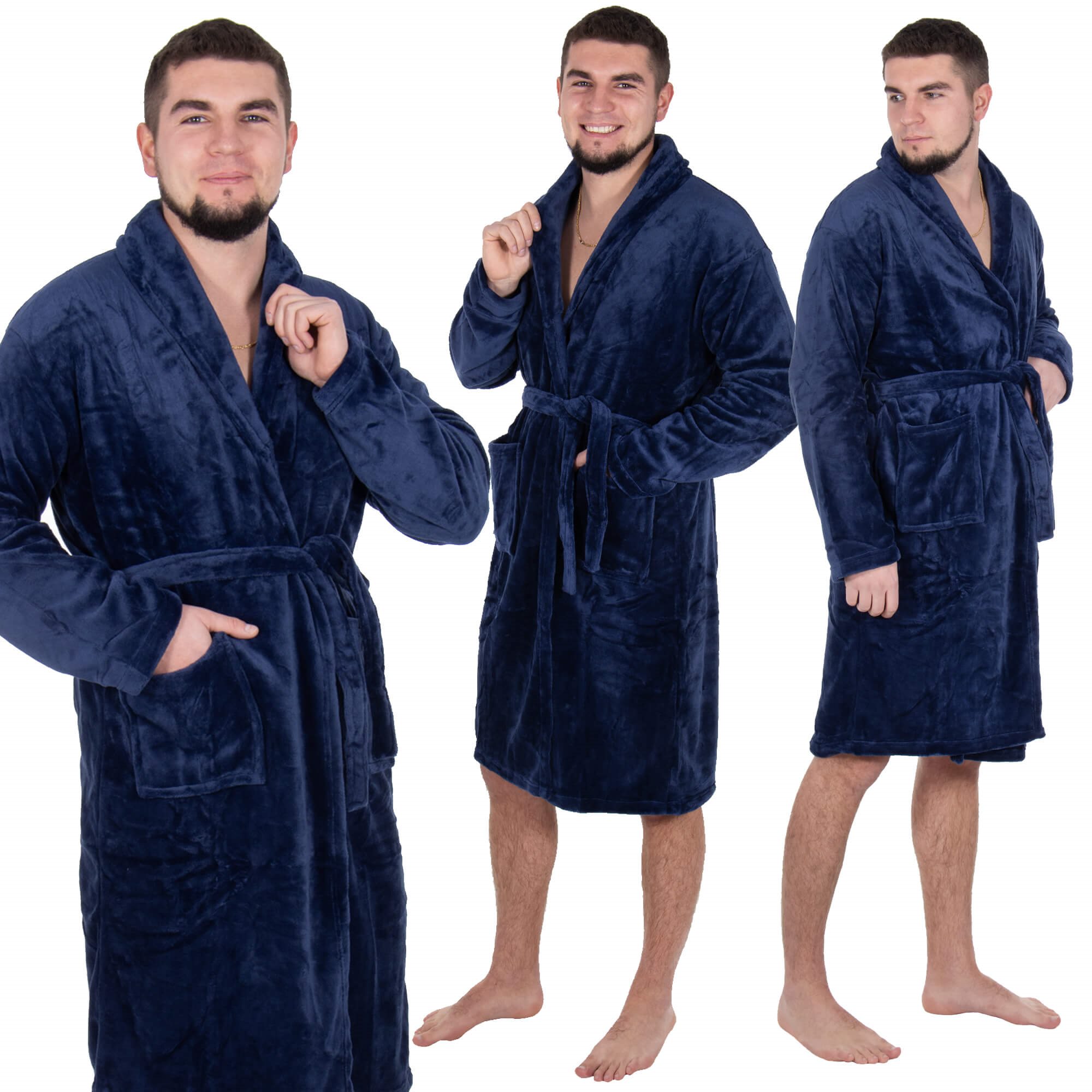Men's bathrobe Springos HA7380 | Buy online — Megaluks