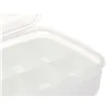 Box with compartments White Transparent Plastic 21,5 x 8,5 x 15 cm (12 Units)