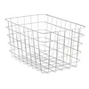 Multi-purpose basket Silver Metal 38 x 21 x 26 cm Rectangular (6 Units)