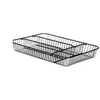 Cutlery Organiser Black Metal 26 x 4,7 x 35,5 cm (6 Units)