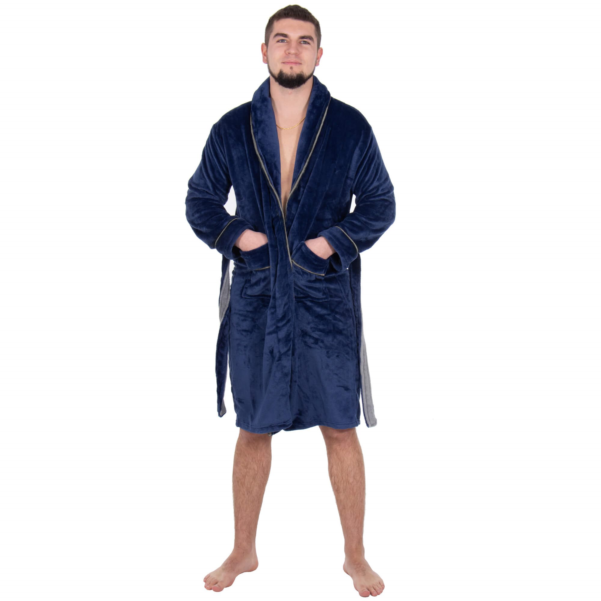 Men's bathrobe Springos HA7384