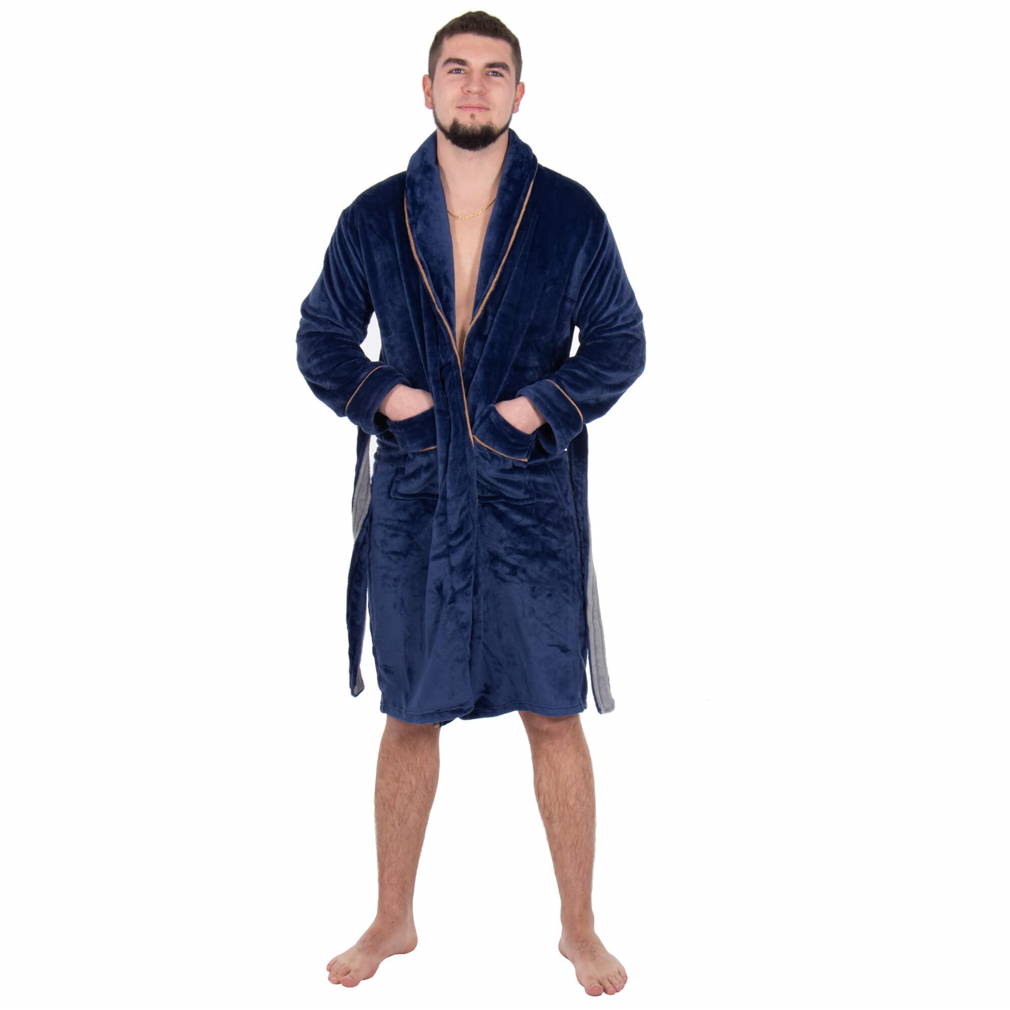 Men's bathrobe Springos HA7385