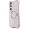 Guess Rhinestones Printed Classic Logo MagSafe - Case for Samsung Galaxy S25 (pink)
