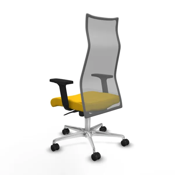 Biroja krēsls Piqueras y Crespo B2D086N Dzeltens