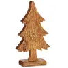 Decorative Figure Christmas Tree Golden Wood 5 x 31 x 15,5 cm (6 Units)