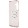 Guess Rhinestones Printed Classic Logo MagSafe - Case for Samsung Galaxy S25 (pink)