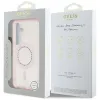 Guess Rhinestones Printed Classic Logo MagSafe - Case for Samsung Galaxy S25 (pink)