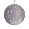 Set of Christmas balls Polyester Silver 12 x 12 x 12 cm (4 Units)