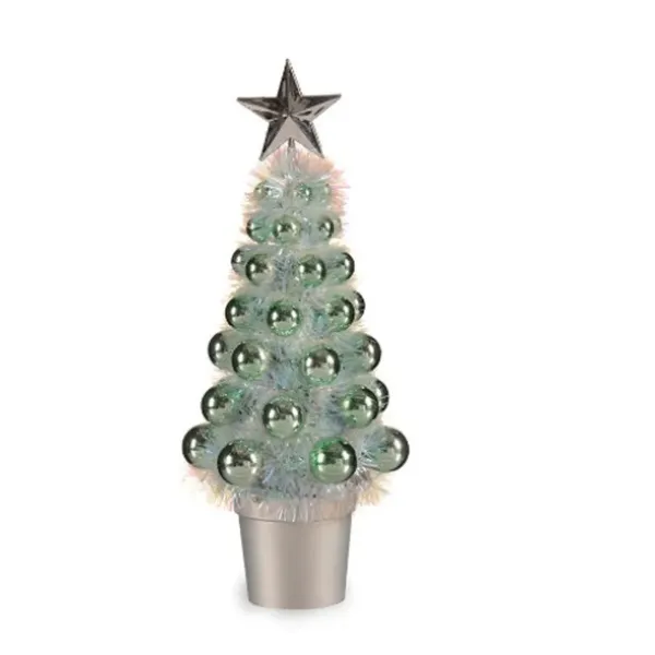 Decorative Figure Christmas Tree Green polypropylene Plastic 12,2 x 30 x 12,2 cm (12 Units)