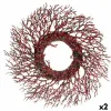 Advent wreathe Branch Red Plastic 50 x 10 x 50 cm (2 Units)