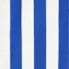 Folding chair Springos DC003 DSWLB white with blue stripes